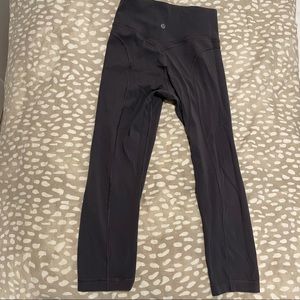 Lululemon Cropped Gray Leggings